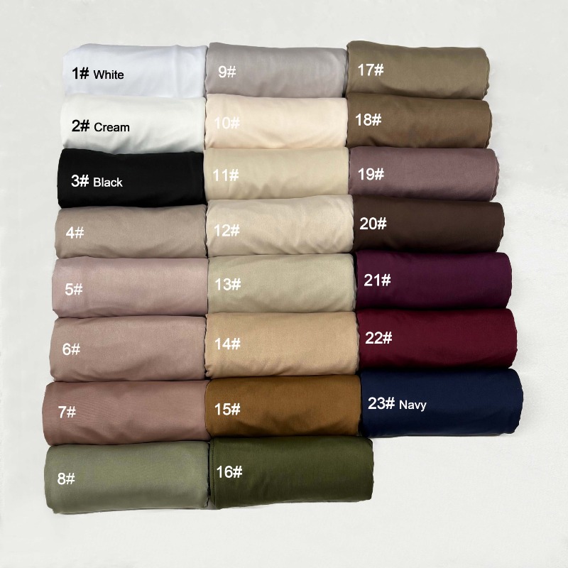 Bandana Cotton - ผ้าคลุมศีรษะฮิญาบแบบน้ำหนักเบา E2 พรีเมียม ผ้าพันคอ ผ้าคลุมไหล่ ผ้าคลุมศีรษะมาเลเซีย