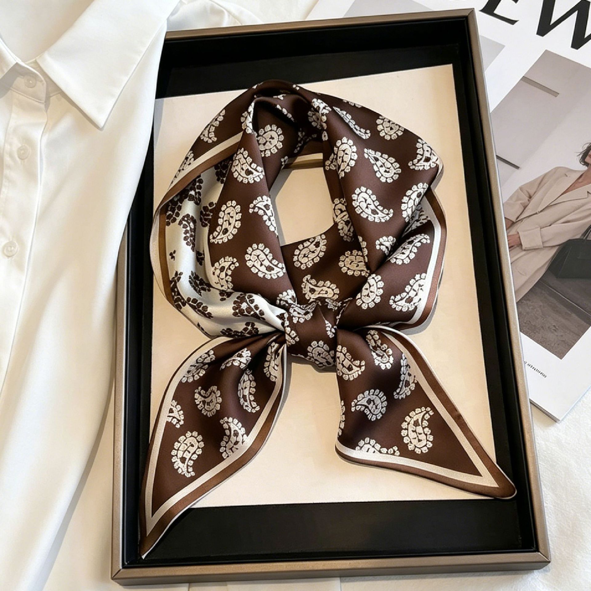 ผ้าพันคอไหมพรมยาวหรูหรา ผ้าคาด - Face Scarf Mask บทวิจารณ์และราคา