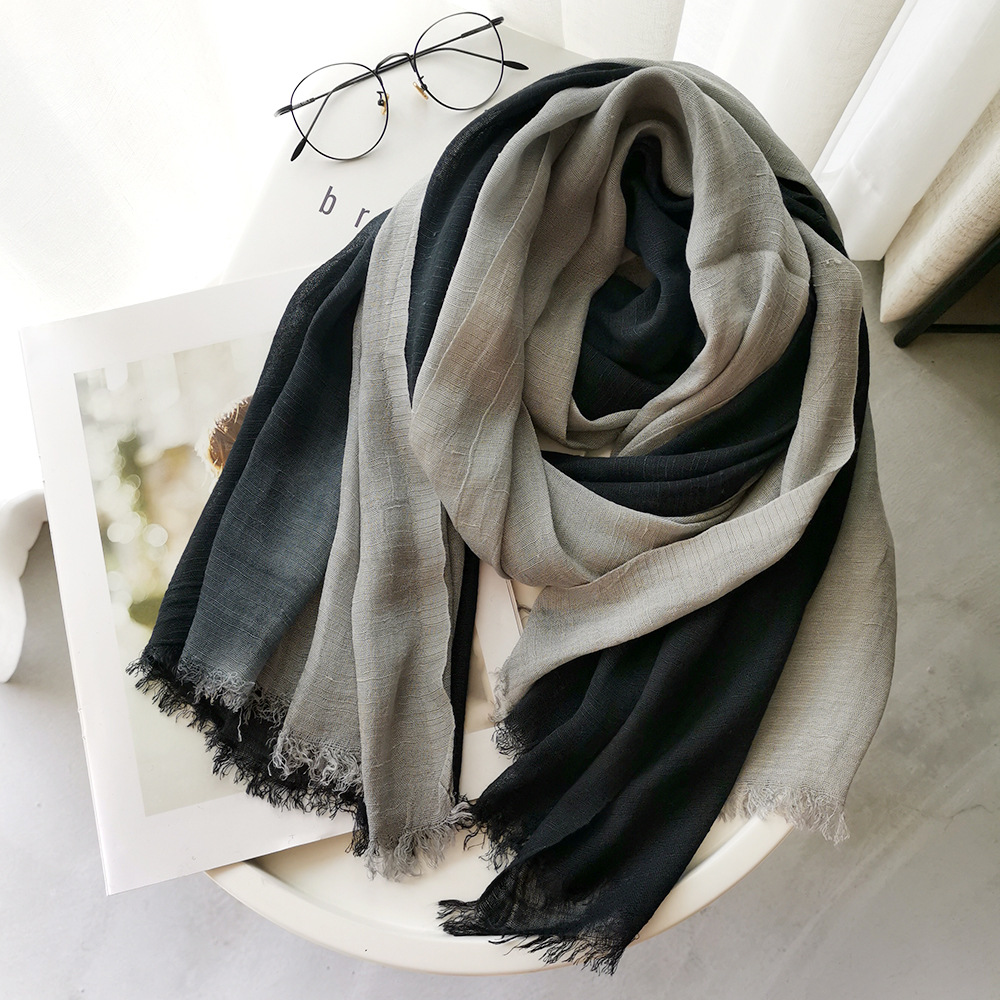ผ้าพันคอผ้าฝ้ายลินินสไตล์ญี่ปุ - Bandana Cotton บทวิจารณ์และราคา