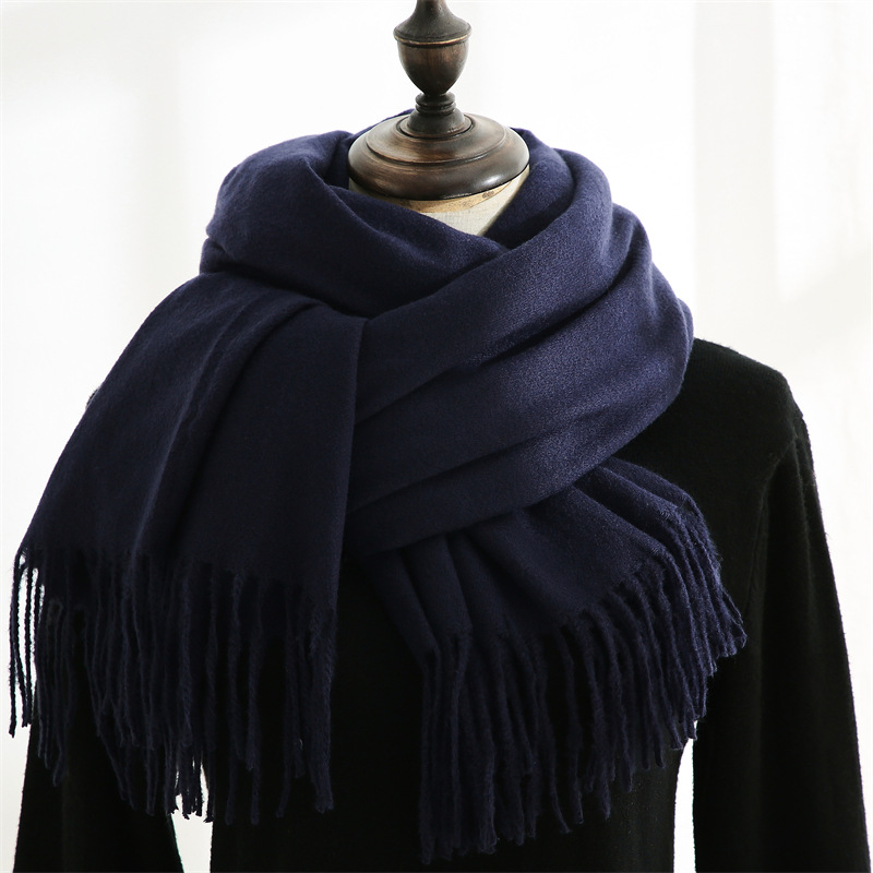 ผ้าพันคอแฟชั่นชายฤดูหนาว WARM  - Muffler Men Wool บทวิจารณ์และราคา