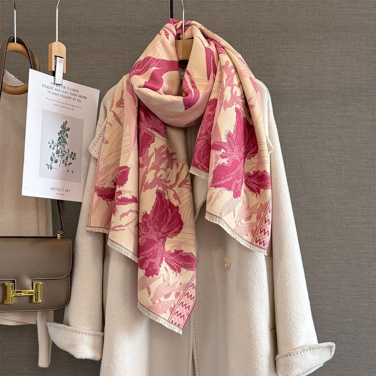 ผ้าพันคอแคชเมียร์สำหรับผู้หญิง - Woven Scarf Blanket บทวิจารณ์และราคา