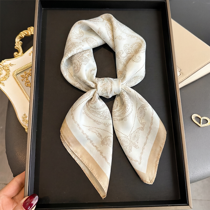 ผ้าพันคอสี่เหลี่ยมลายเพสลีย์สี - Face Scarf Mask บทวิจารณ์และราคา