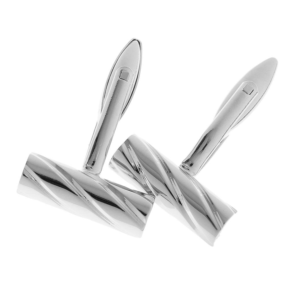 กระดุมข้อมือแฟชั่นลายหอยสังข์ส - Tie Clip Silver บทวิจารณ์และราคา