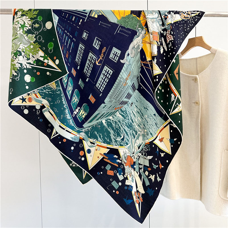 ผ้าห่มขนสัตว์หรูหราสำหรับผู้หญ - Woven Scarf Blanket บทวิจารณ์และราคา